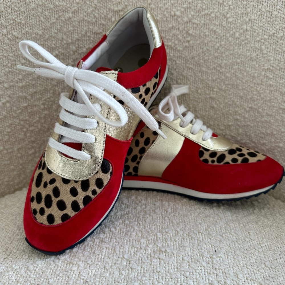 Boden Animal Print Track Sneaker